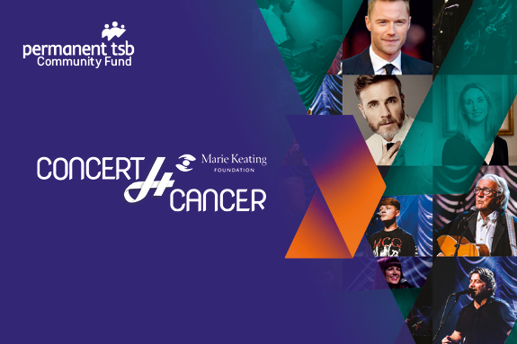 A Concert4Cancer brought to you by the permanent tsb Community Fund