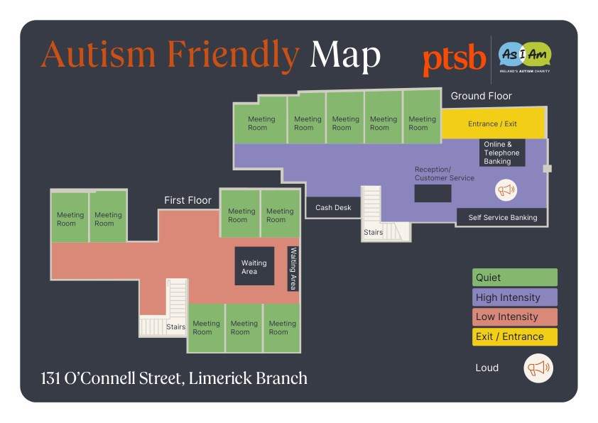 131 O'Connell Street Sensory map