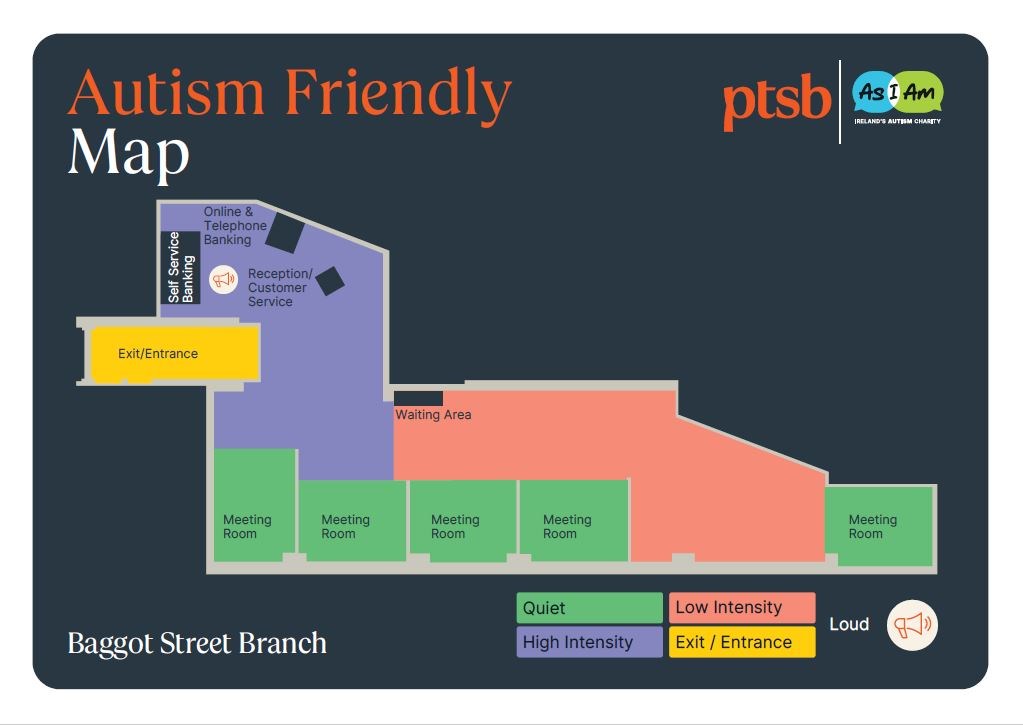 Baggot Street AsIAm Branch Map
