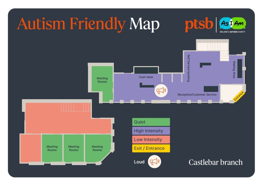 Castlebar AsIAm Branch Map