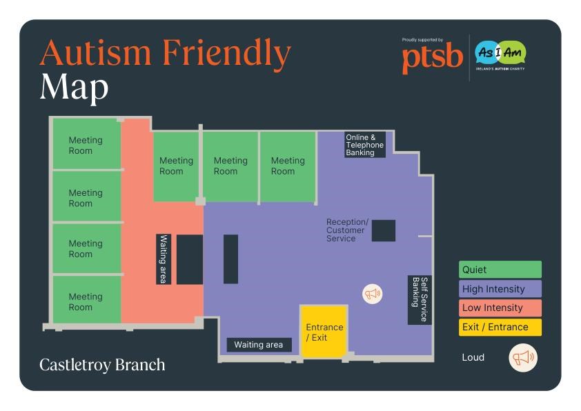 Castletroy PTSB branch sensory map
