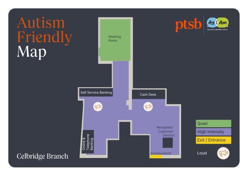 Celbridge PTSB branch sensory map