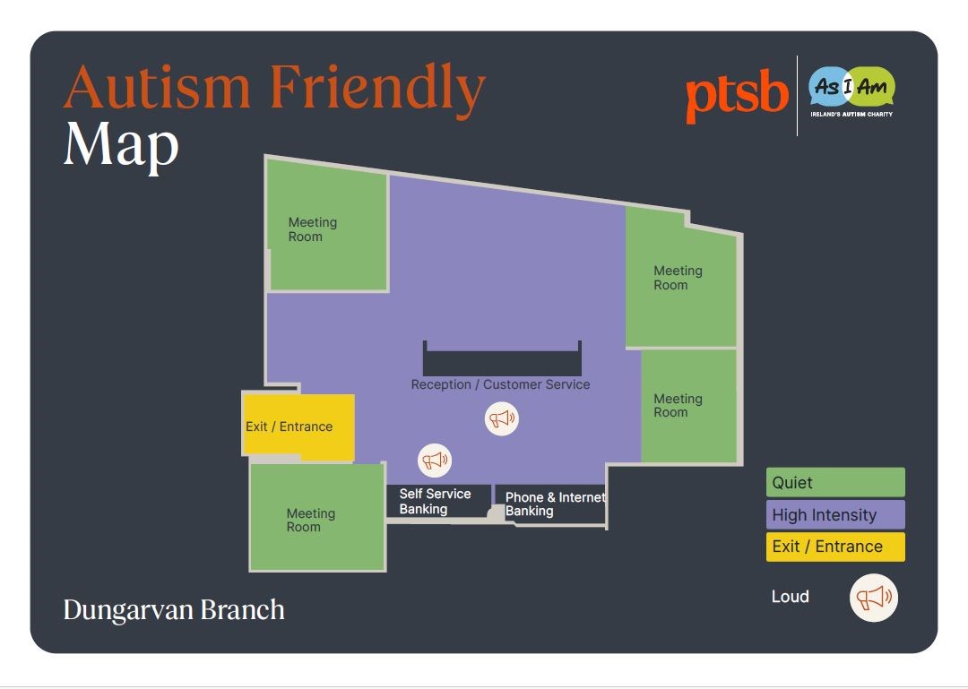 Dungarvan AsIAm Branch Map