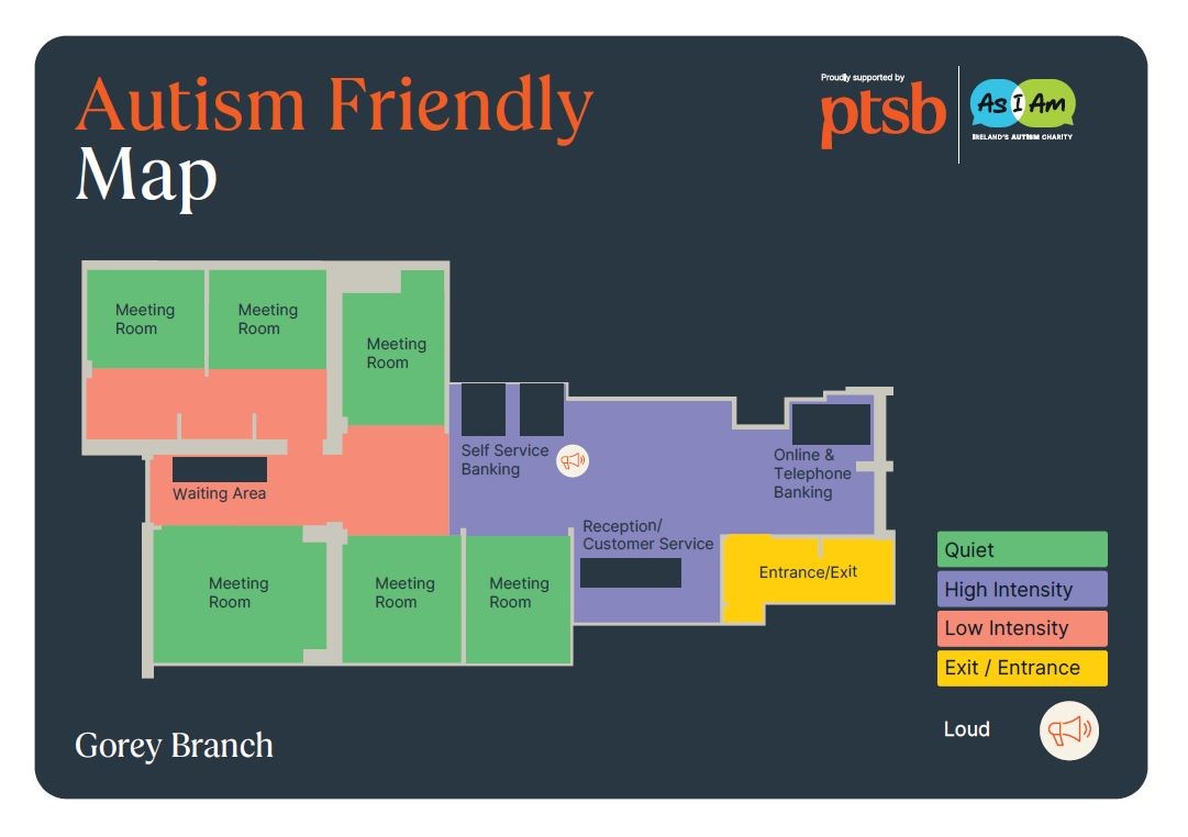 Gorey AsIAm Branch Map