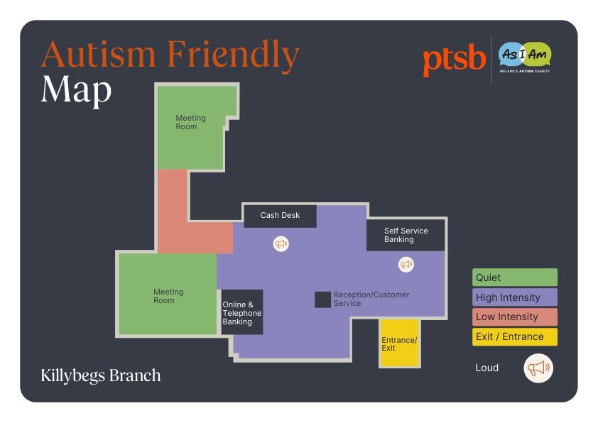 Killybegs PTSB branch sensory map