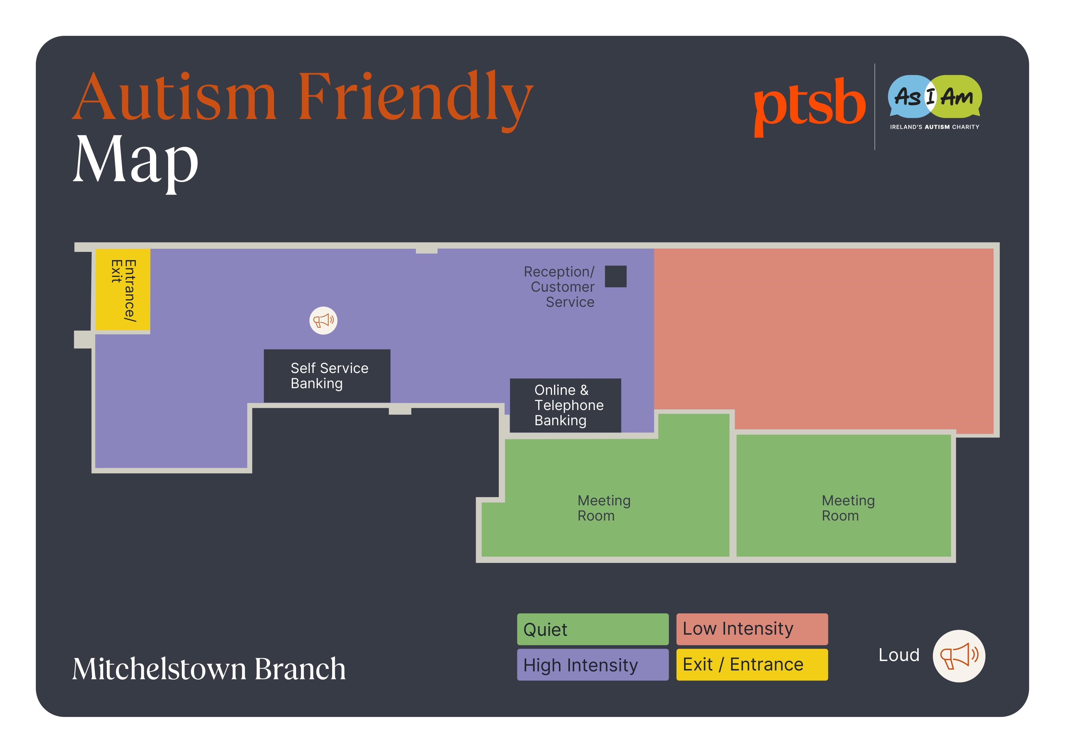 Mitchelstown PTSB branch sensory map