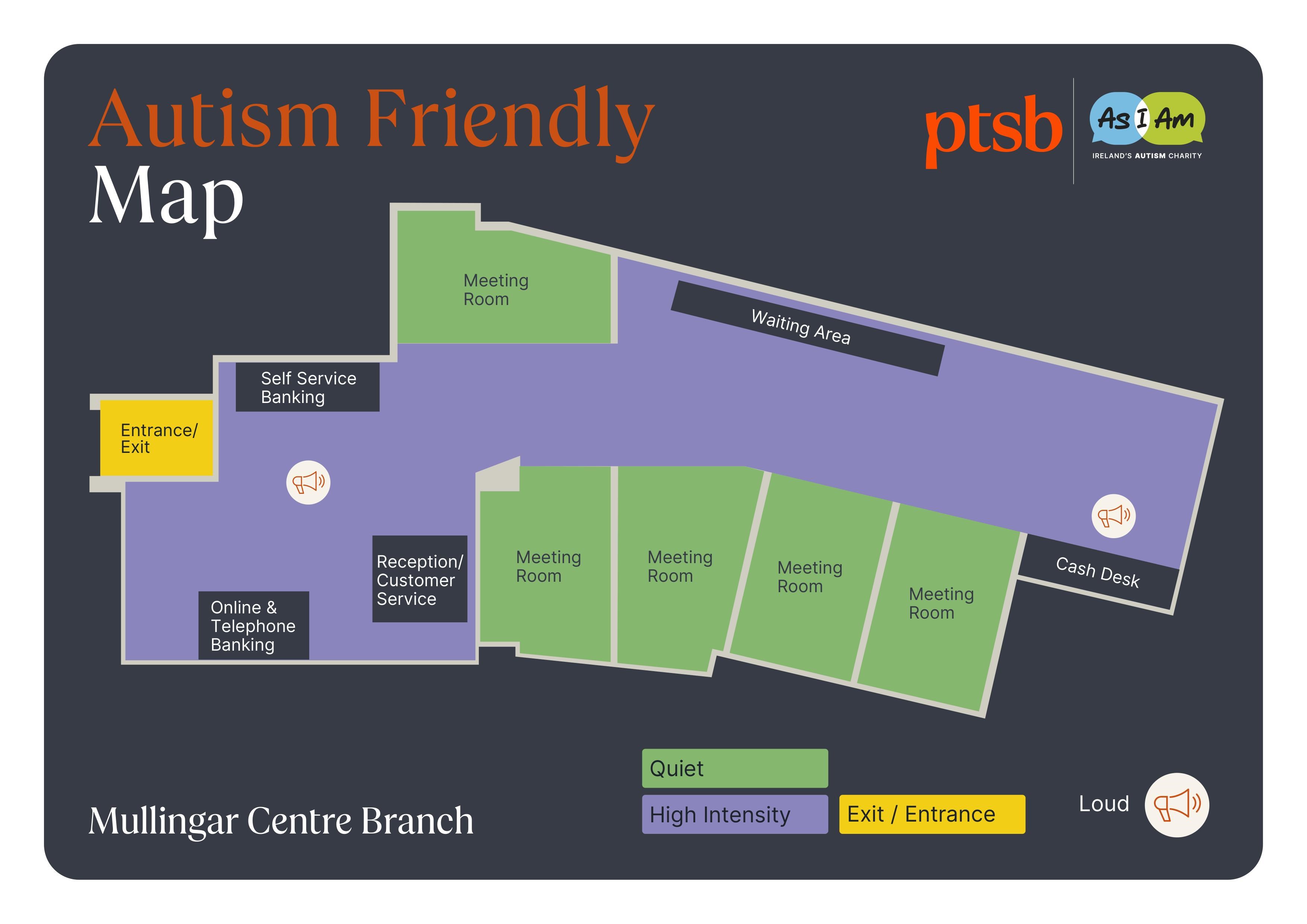 Mullingar PTSB branch sensory map