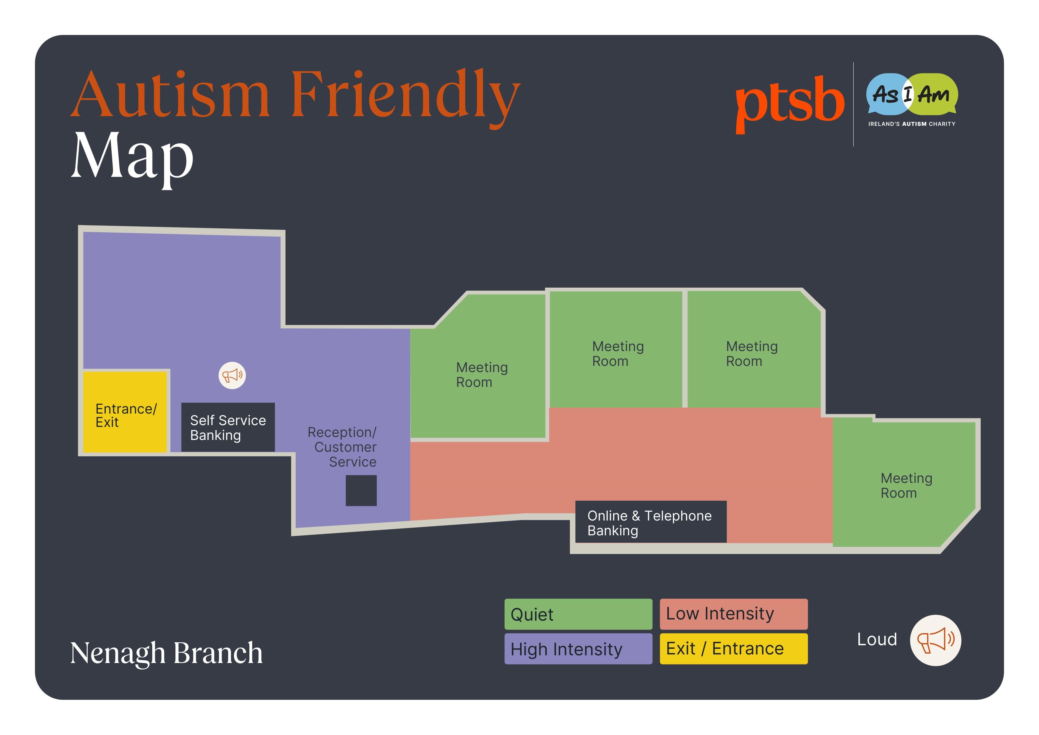 Nenagh PTSB branch sensory map