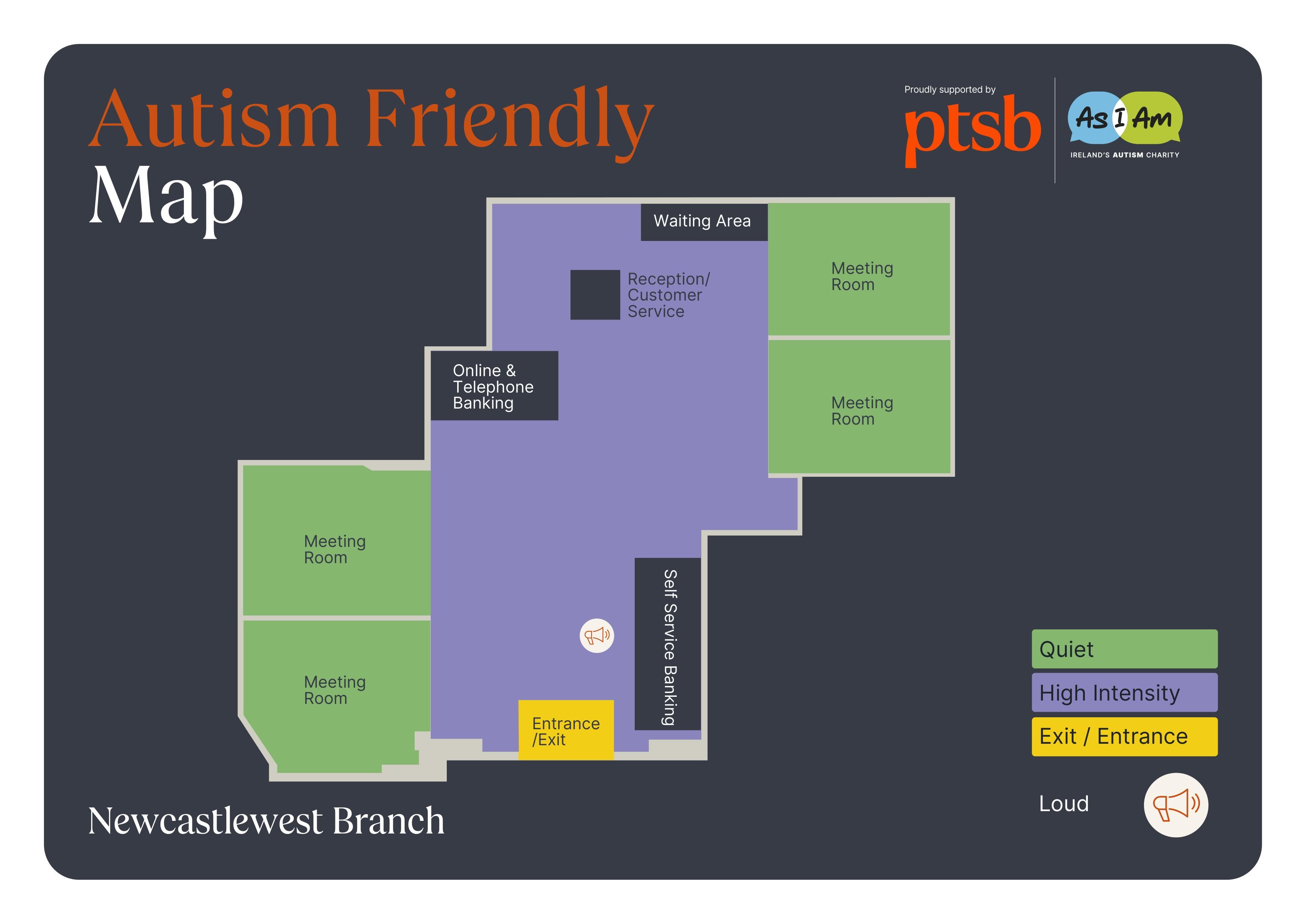 Newcastlewest PTSB branch sensory map