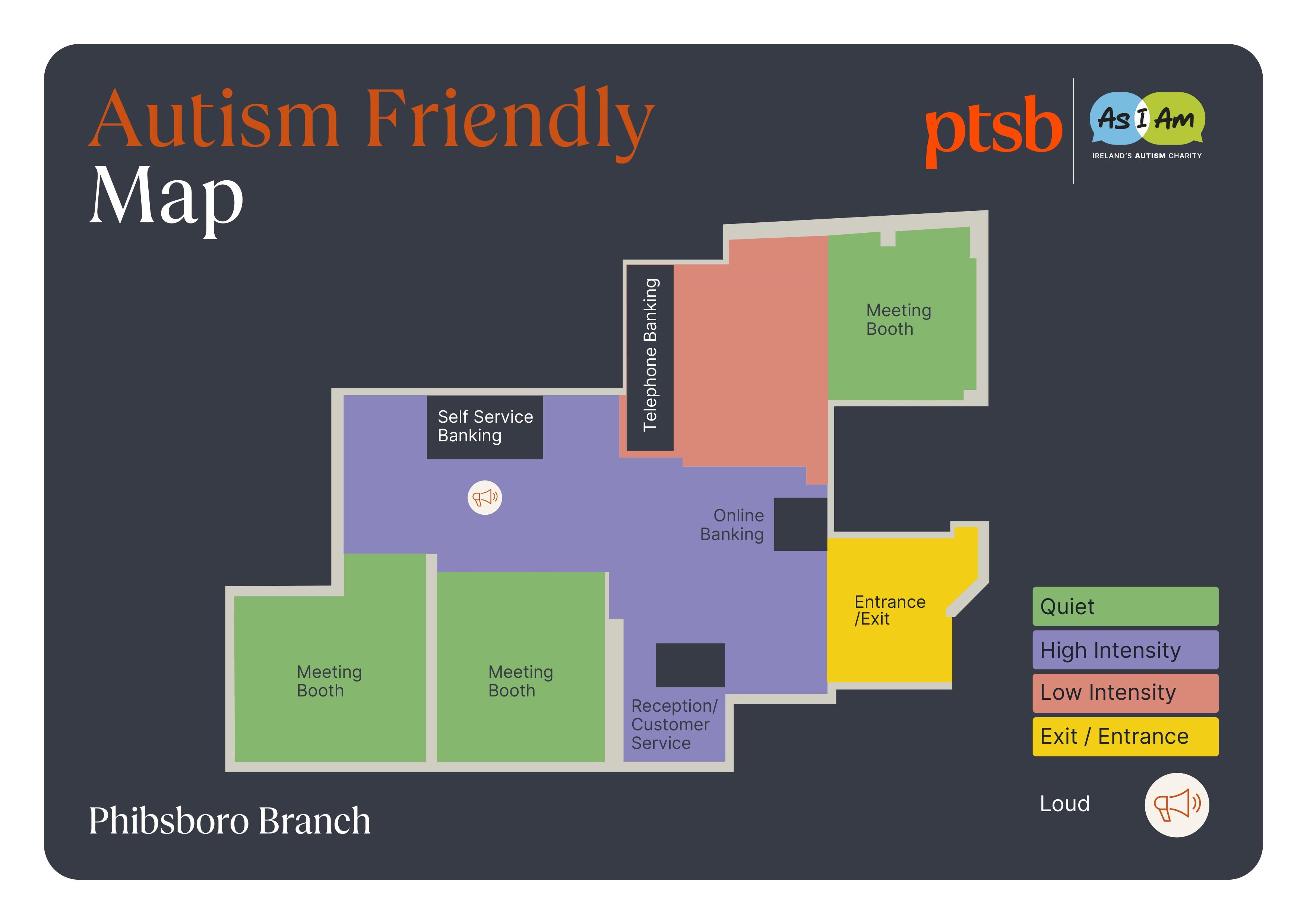Phibsboro PTSB branch sensory map