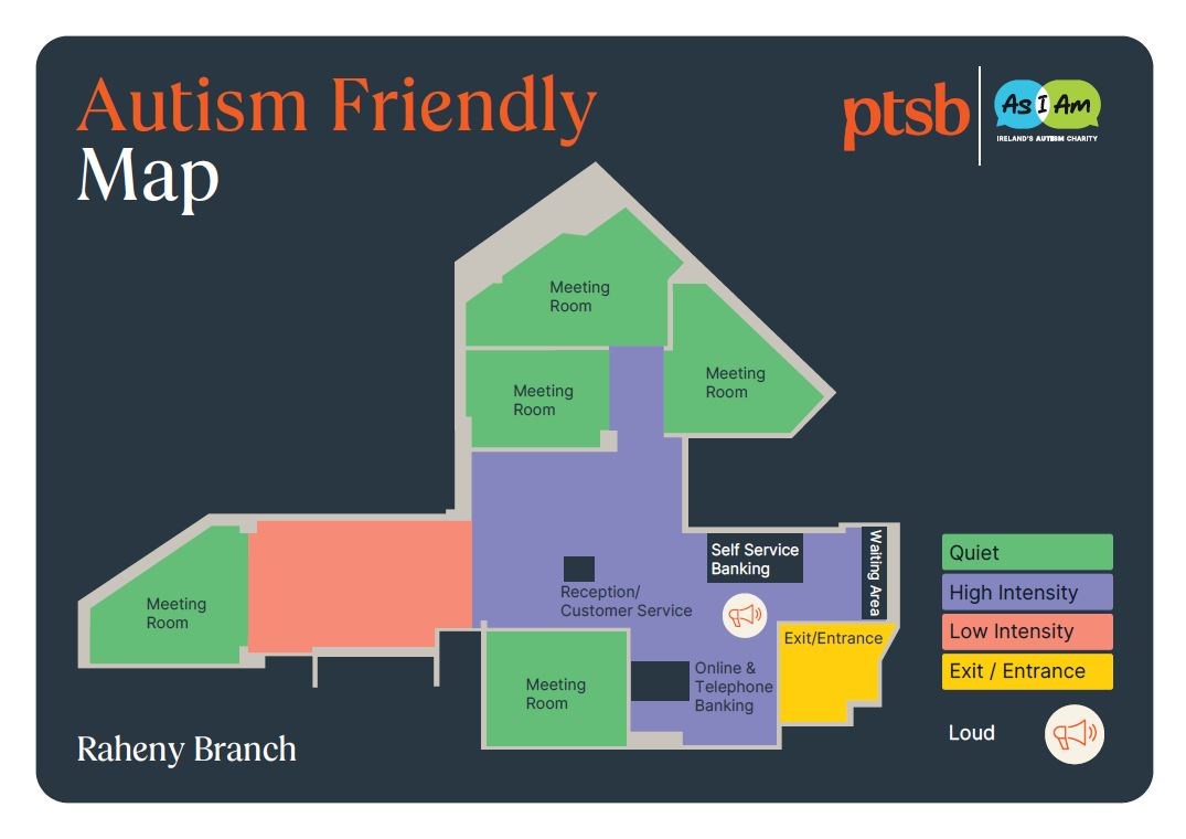 Raheny AsIAm Branch Map