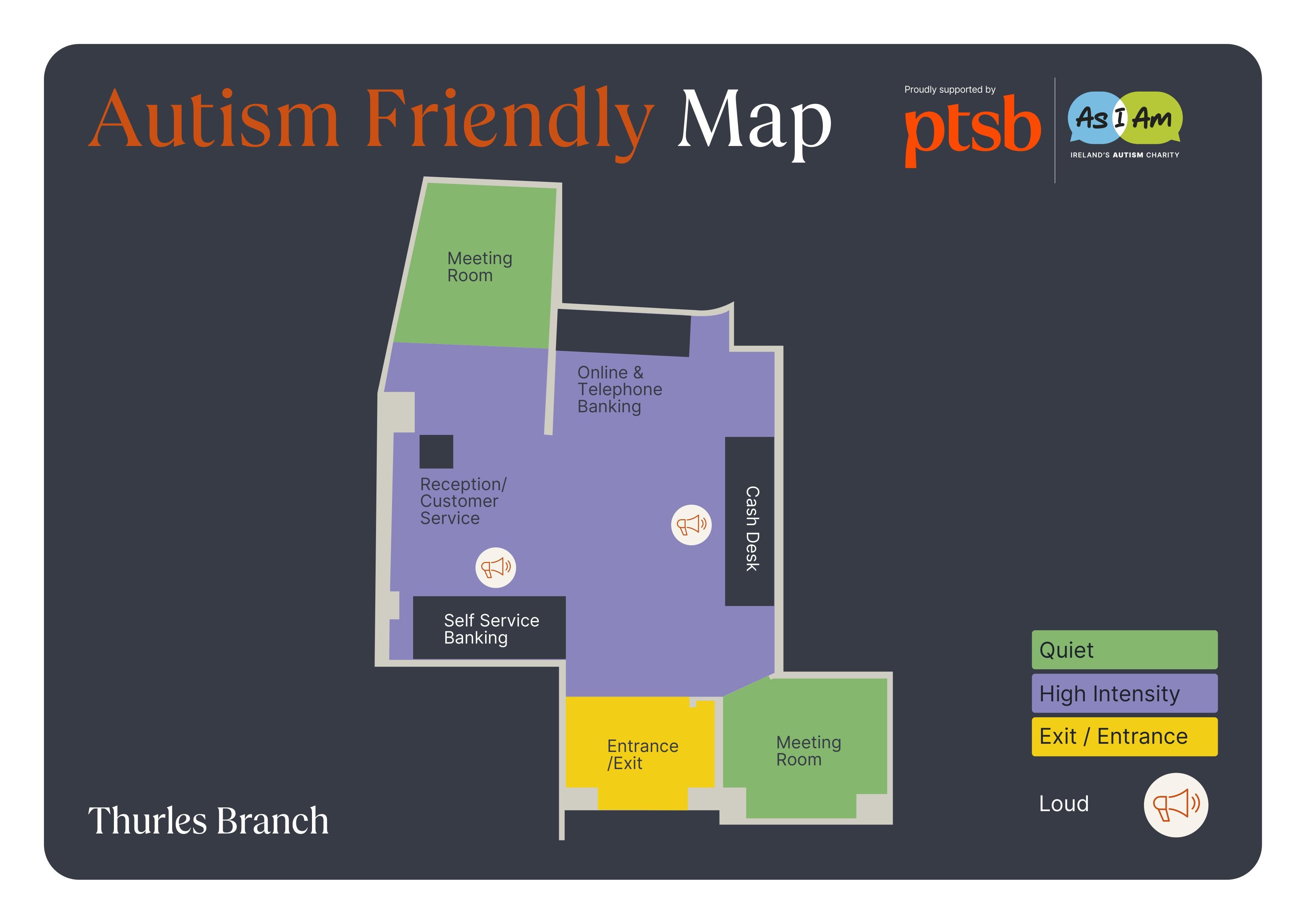 Thurles PTSB branch sensory map