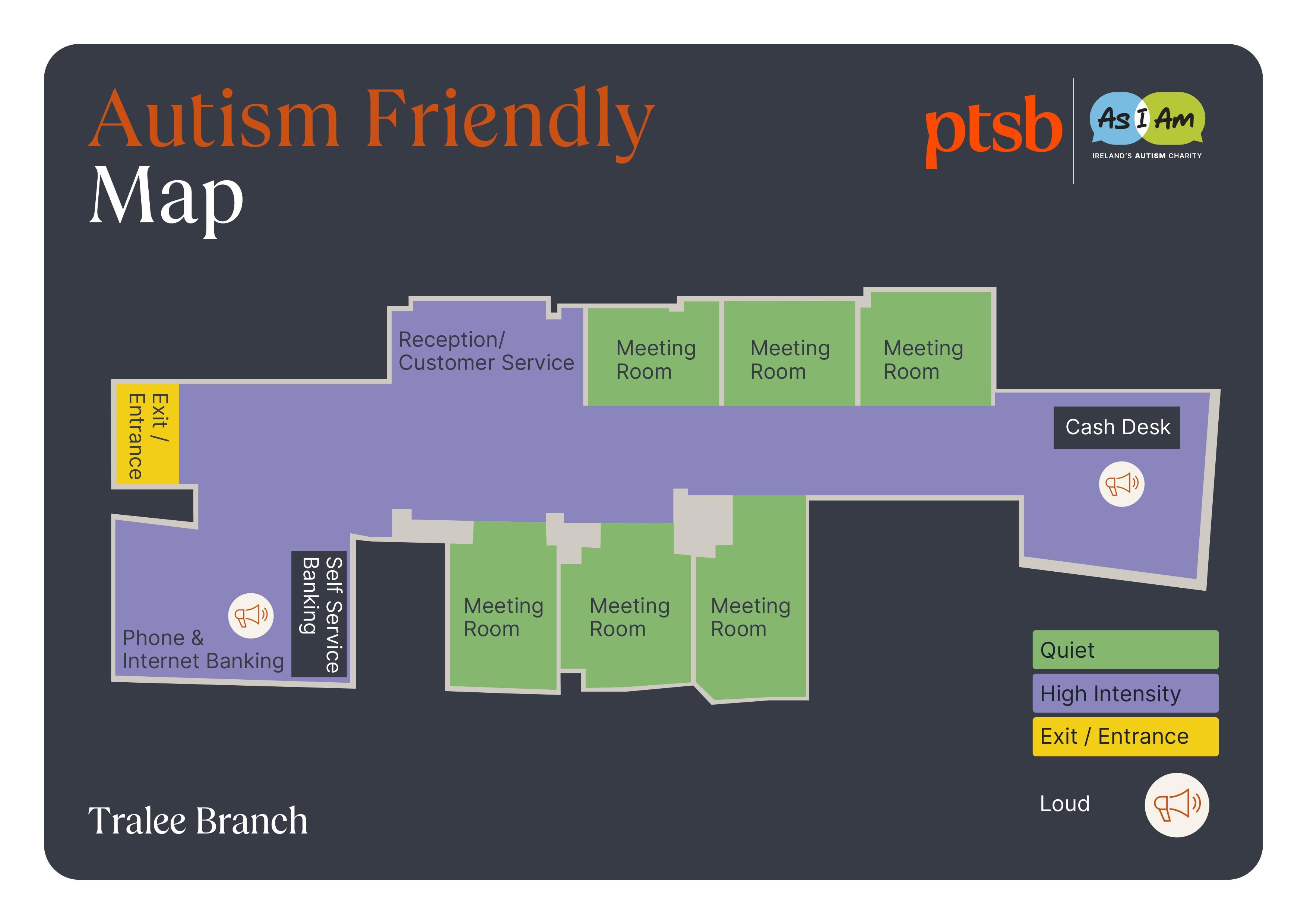 Tralee PTSB branch sensory map