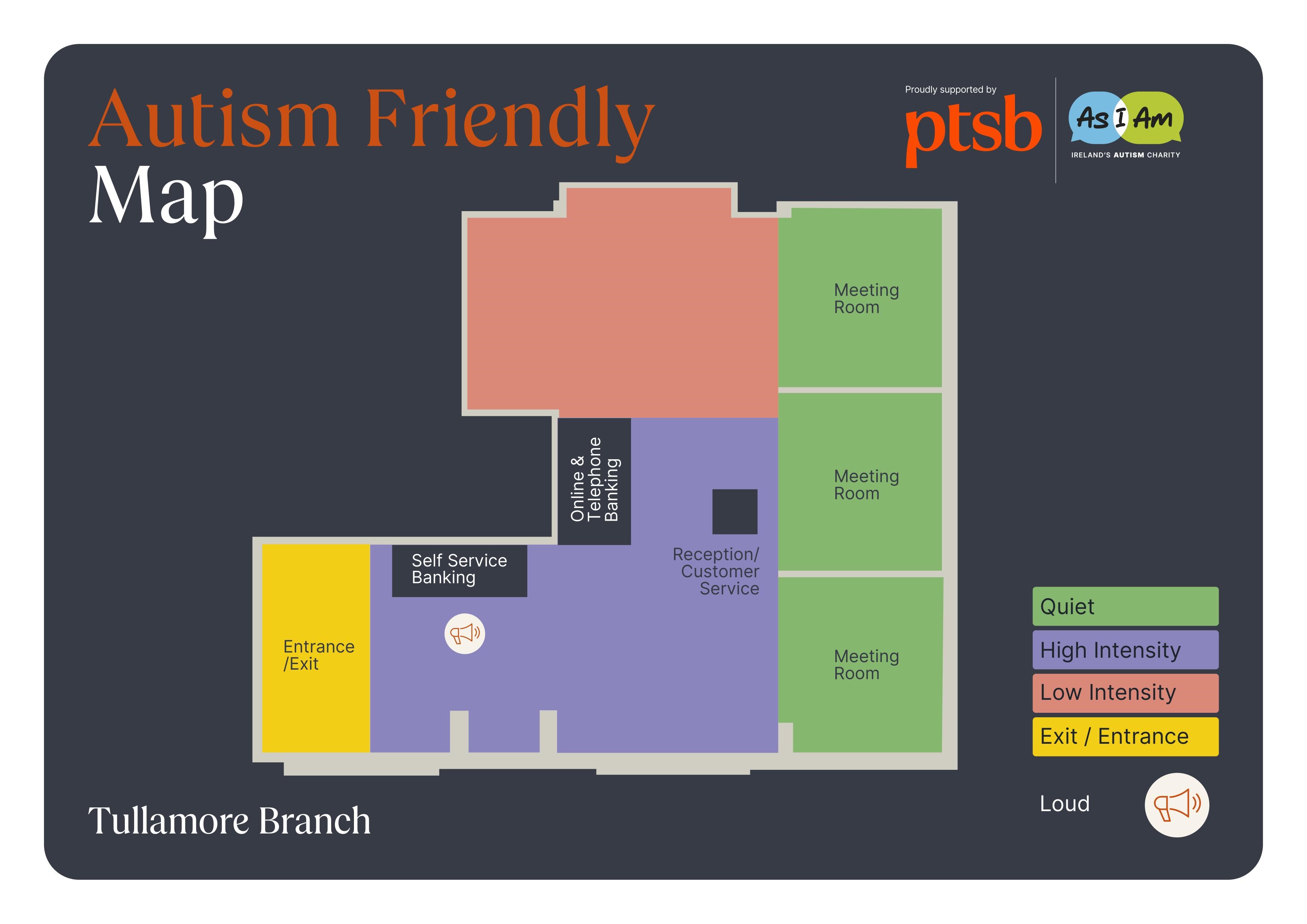 Tullamore PTSB branch sensory map