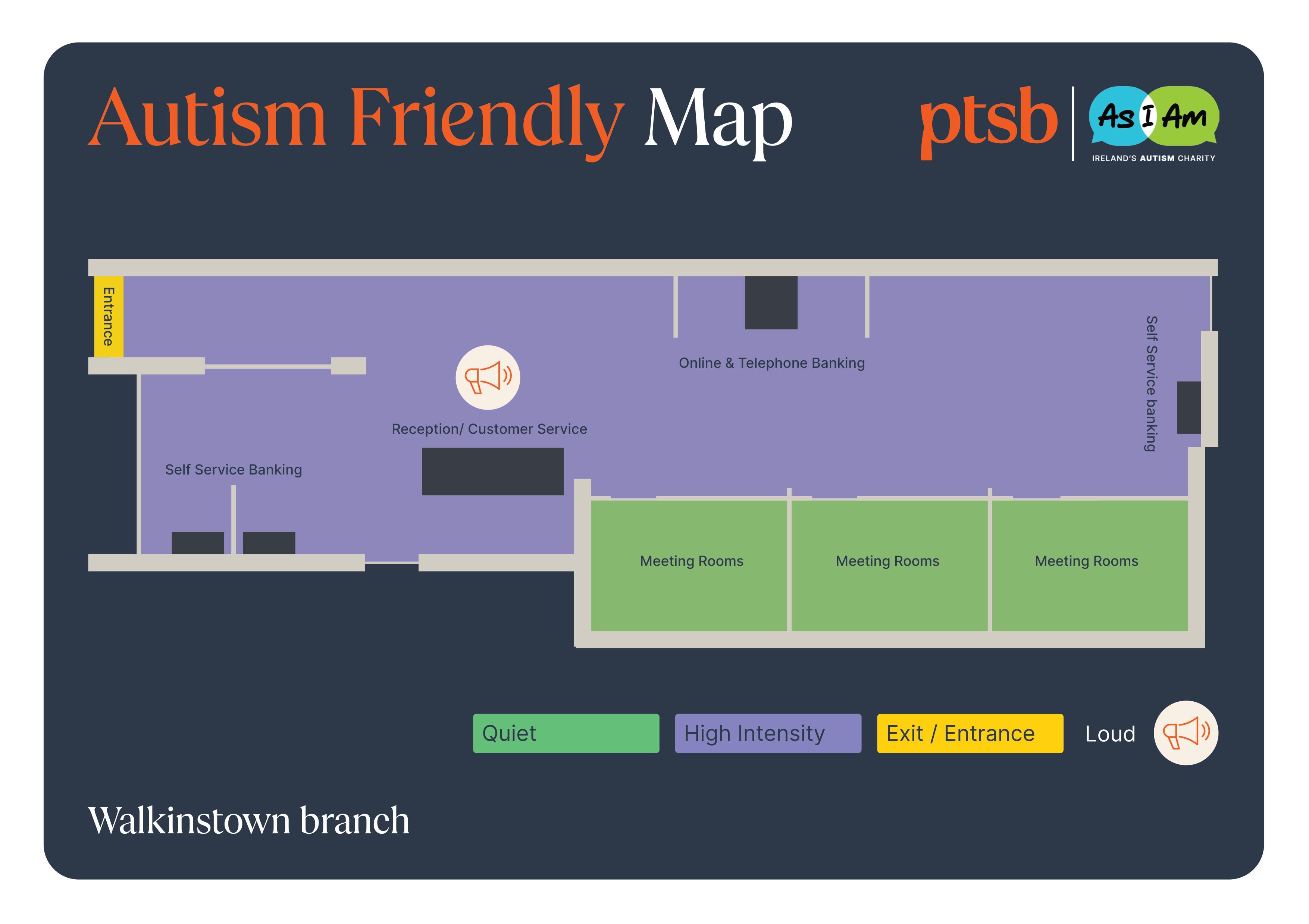 Walkinstown PTSB branch sensory map