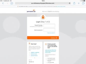 screen shot of PTSB app logging  page